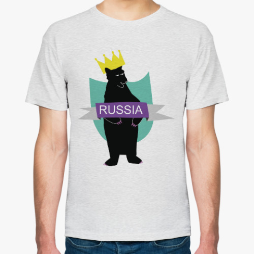 Футболка с принтом The Russia