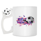 Кружка с футбольным мячиком