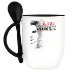 Кружка с ложкой