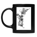 Кружка цветная UV-DTF