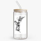 Банка с бамбуковой крышкой