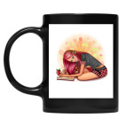 Кружка цветная UV-DTF