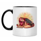 Кружка двухцветная