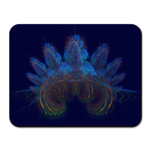 Коврик для мыши с принтом подводный монстр