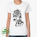 Женская футболка органик