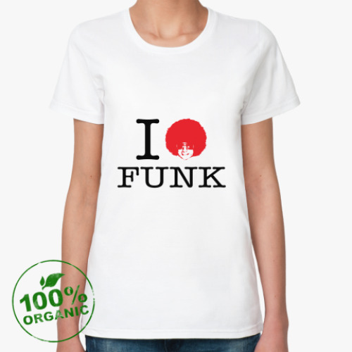 Женская футболка из органик-хлопка FUNK
