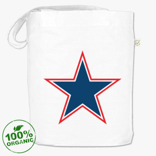 Сумка шоппер с принтом Звезда