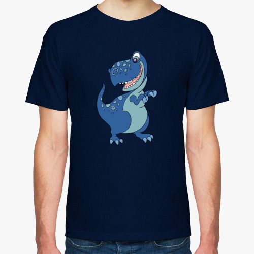 Футболка с принтом Динозавр
