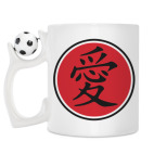 Кружка с футбольным мячиком
