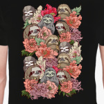 Ленивцы в цветах