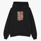 Толстовка худи оверсайз