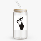 Банка с бамбуковой крышкой