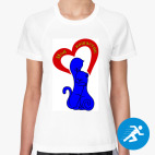 Женская спортивная футболка