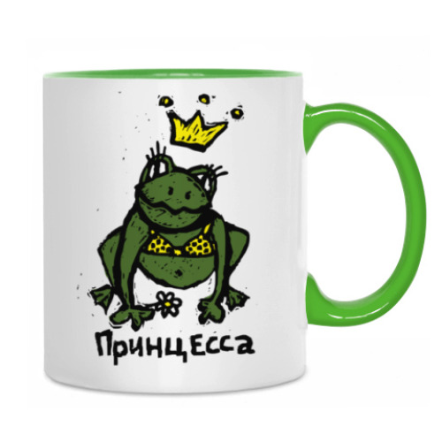 Кружка с принтом Принцесса