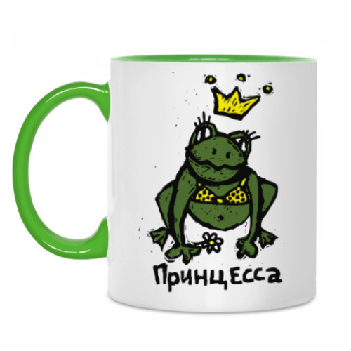 Кружка с принтом Принцесса