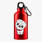 Металлическая бутылка 400 мл UV-DTF