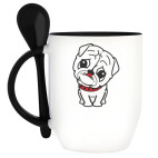 Кружка с ложкой