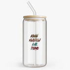 Банка с бамбуковой крышкой