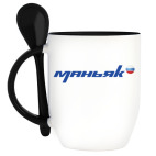 Кружка с ложкой