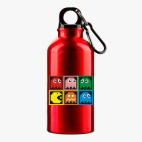 Металлическая бутылка 400 мл UV-DTF