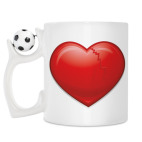 Кружка с футбольным мячиком