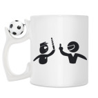 Кружка с футбольным мячиком