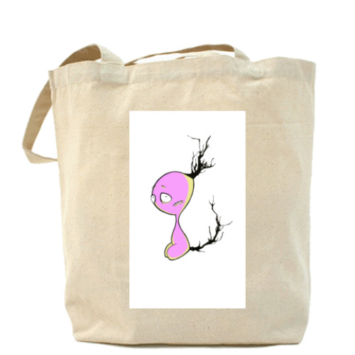 Сумка шоппер с принтом зверушка