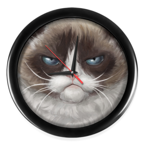 Настенные часы Grumpy Cat / Сердитый Кот