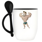 Кружка с ложкой