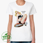 Женская футболка органик