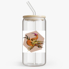 Банка с бамбуковой крышкой