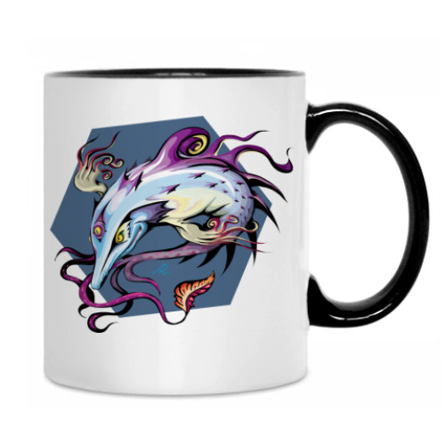 Кружка с принтом ChaosDolphins