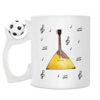 Кружка с футбольным мячиком