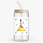 Банка с бамбуковой крышкой