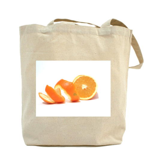 Сумка шоппер с принтом Фрукты