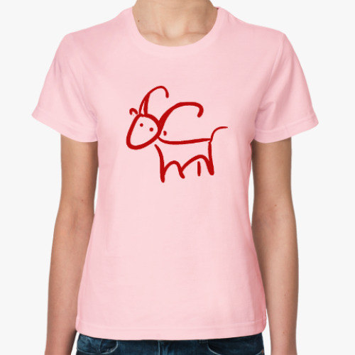 Женская футболка с принтом Козюлька