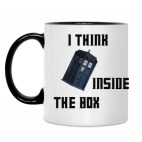 Кружка двухцветная