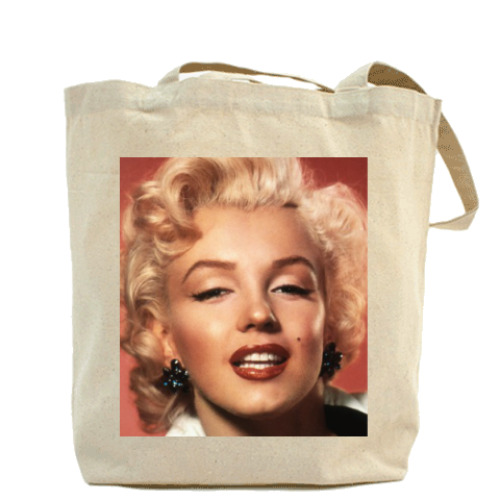 Сумка шоппер с принтом Мерлин Монро