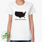 Женская футболка органик