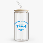 Банка с бамбуковой крышкой