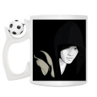 Кружка с футбольным мячиком