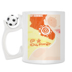 Кружка с футбольным мячиком