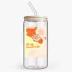 Банка с бамбуковой крышкой