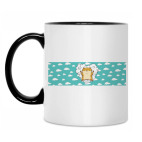 Кружка двухцветная