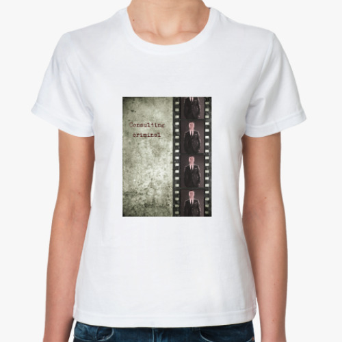 Классическая футболка с принтом Мориарти