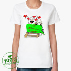 Женская футболка органик