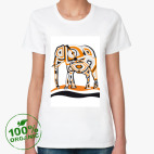 Женская футболка органик