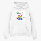 Толстовка худи оверсайз