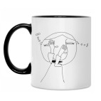 Кружка двухцветная