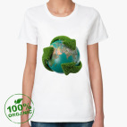 Женская футболка органик